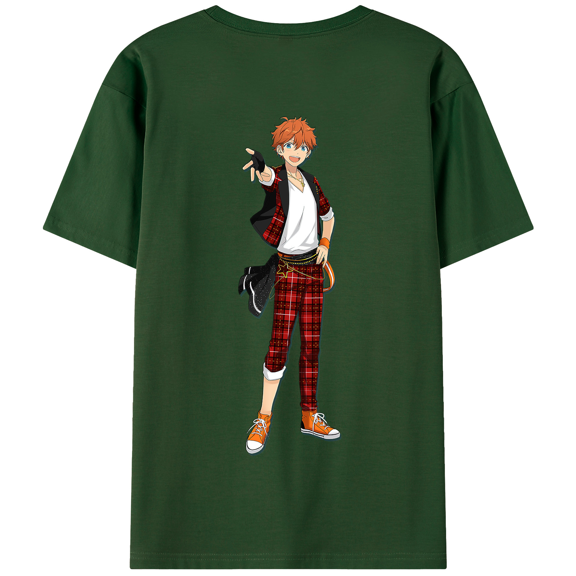 （画像用） あんさんぶるスターズ! Ensemble Stars 綿100％半袖Tシャツ（背面プリント）
